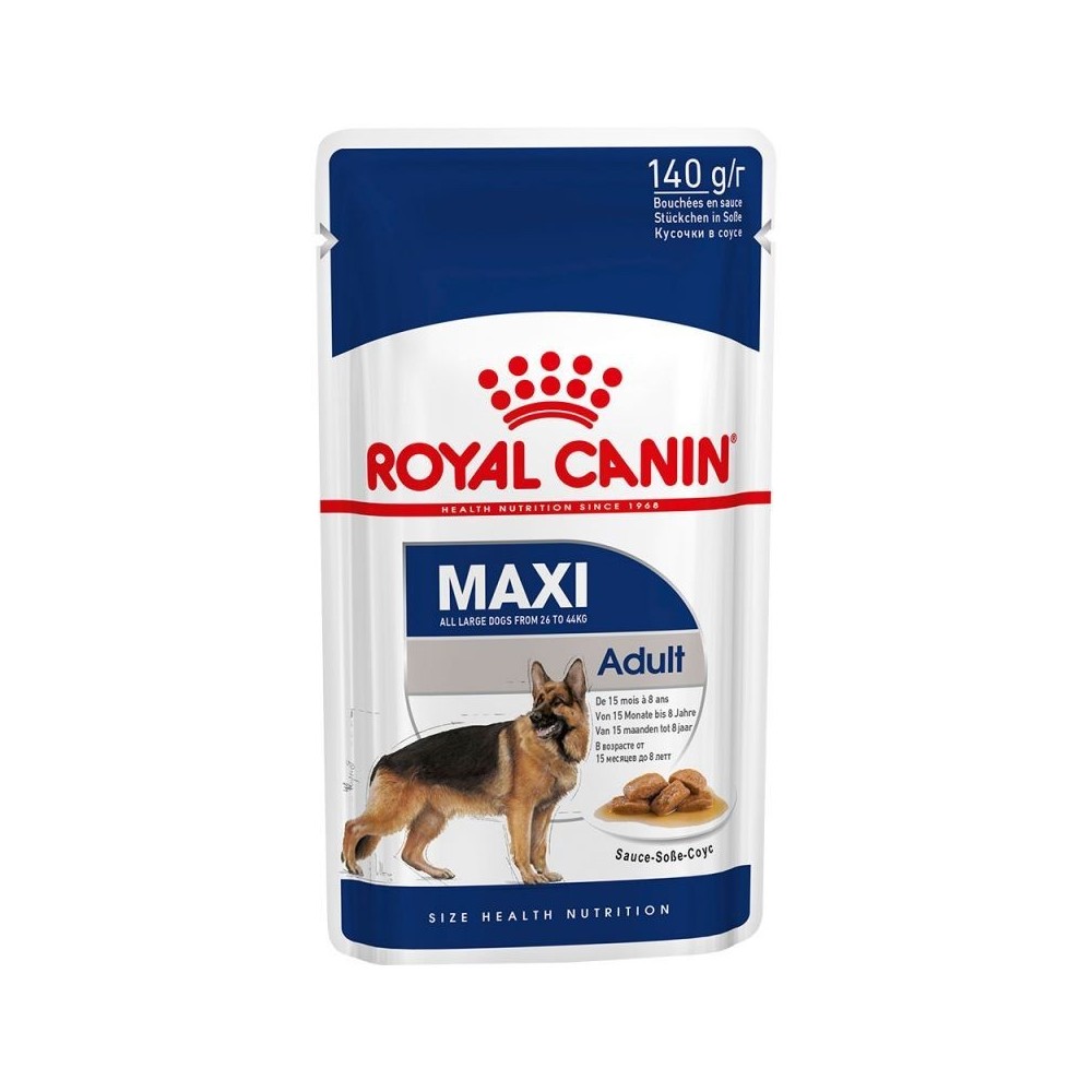 Royal Canin Maxi Adult 140g w sosie mokra karma dla psów dużych ras