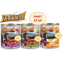 Prince Premium Taste of Nature 6x800g zestaw mokrych karm dla psa