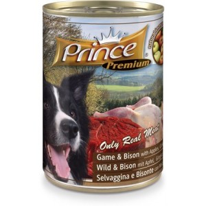 Prince Premium Dziczyzna Bizon 400g karma bez kurczaka dla psa