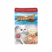 Princess Premium Tun/Krewet Vann OMEGA 6x70g pakiet karmy mokrej dla kota