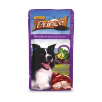 Prince Premium Jeleń&Brokuły saszetka dla psa 6x150g