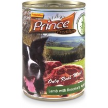 Prince Premium Paleo Jagnię/Rozmary/Jabłka 6x400gr zestaw karm mokrych dla psa