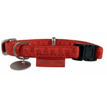 ZOLUX Obroża regulowana dla psa Mac Leather 20mm czerwony