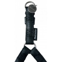 ZOLUX Szelki regulowane Mac Leather 25mm kolor czarny