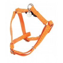ZOLUX Mac Leather szelki dla psa 10mm pomarańczowe, regulowane