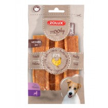 ZOLUX MOOKY Premium Jerkies drób M x 4 szt. wysokomięsny przysmak dla psa
