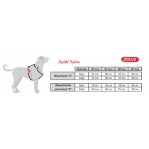 ZOLUX Szelki 20mm regulowane dla psa nylon turkusowe