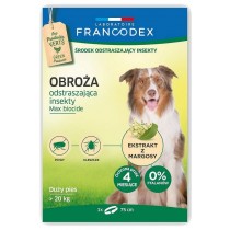 FRANCODEX obroża odstraszająca insekty dla psów powyżej 20kg