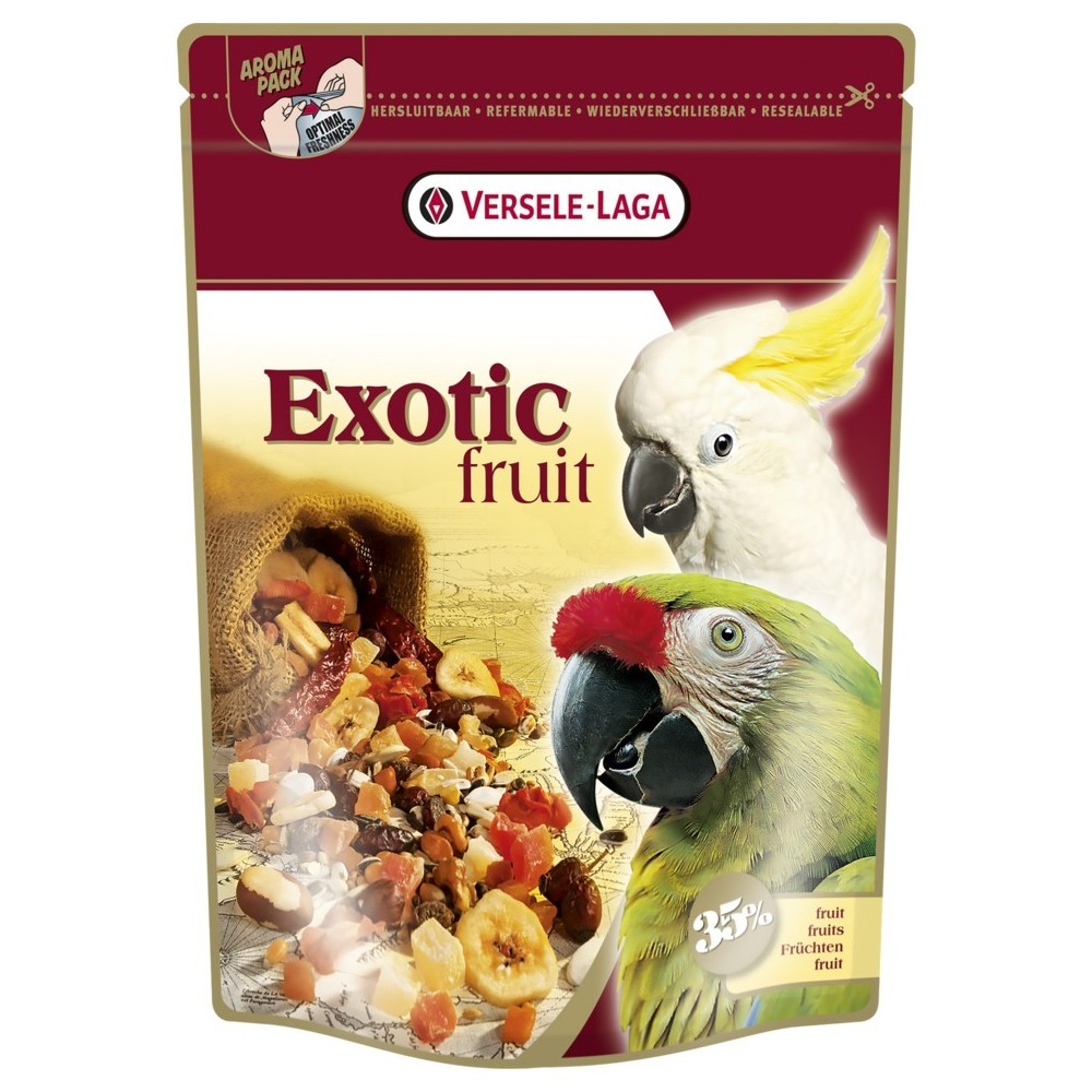 Versele Laga Exotic Fruit 600g mix owocowy dla dużych papug