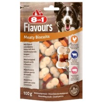 8in1 FLAVOURS Meaty Biscuits 100g przysmak dla psa kurczak i wołowina