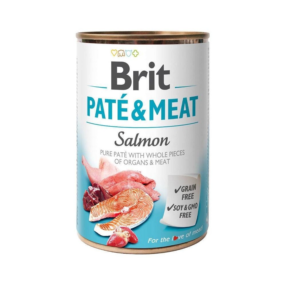 BRIT PATE&MEAT SALMON 800 gr