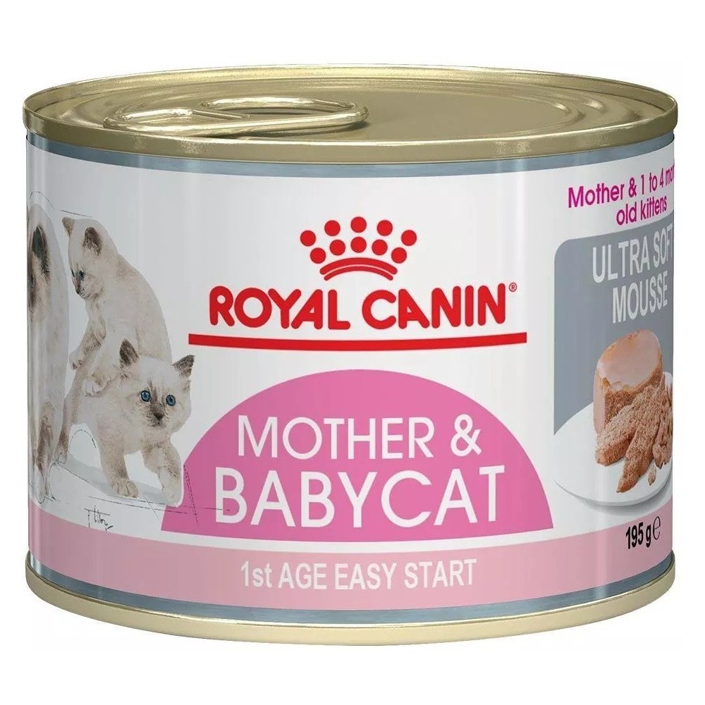 Royal Canin Mother & Babycat Mousse mus 195g mokra karma dla kota 