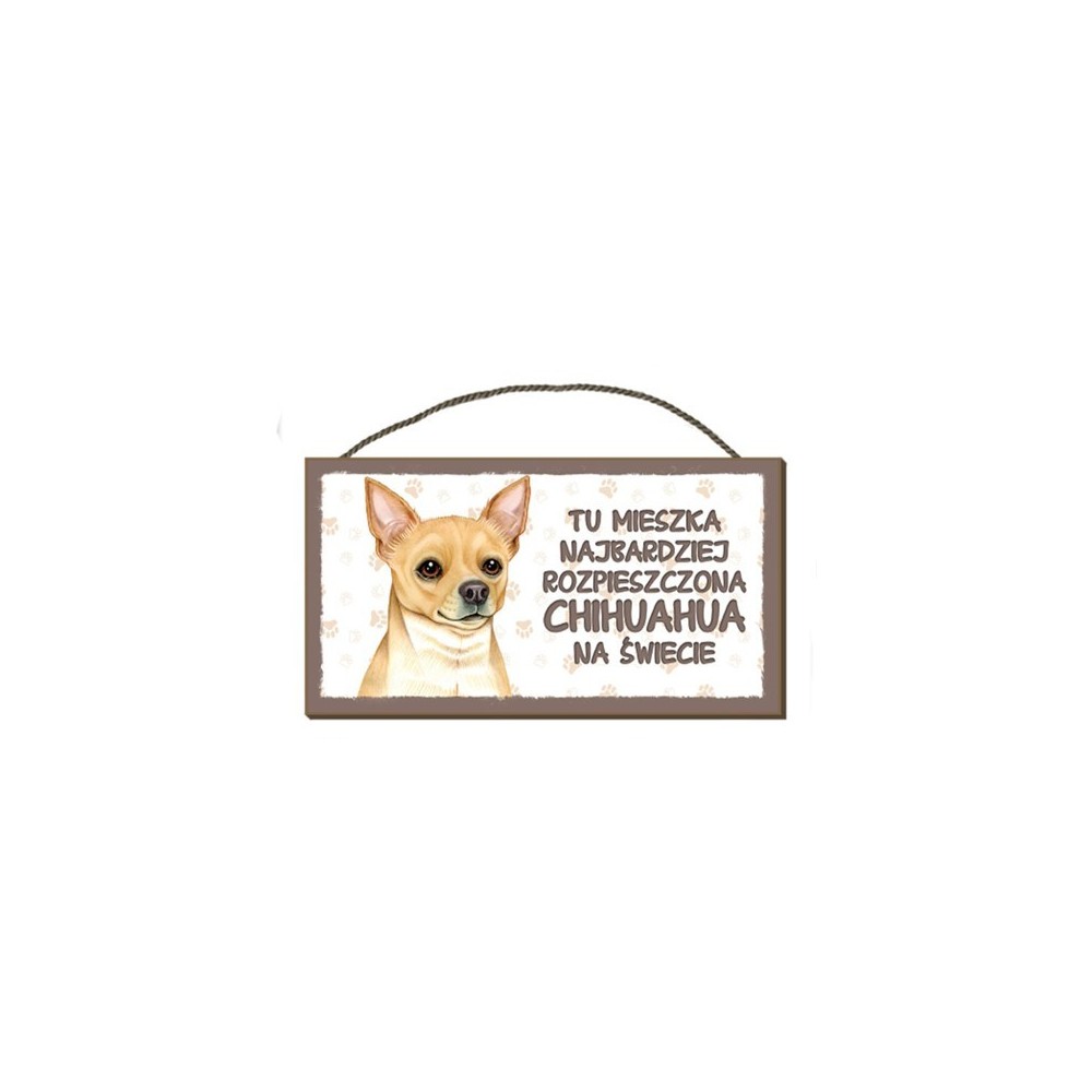 Power Gift Tabliczka dekoracyjna Chihuahua 12