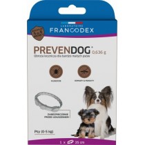 FRANCODEX Prevendog obroża biobójcza 35 cm małe psy do 5kg