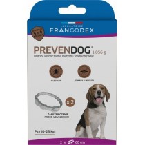 FRANCODEX Prevendog obroża biobójcza 60 cm psy do 25kg dwupak