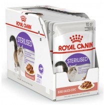 Royal Canin Sterilised w sosie 12x85g koty pakiet