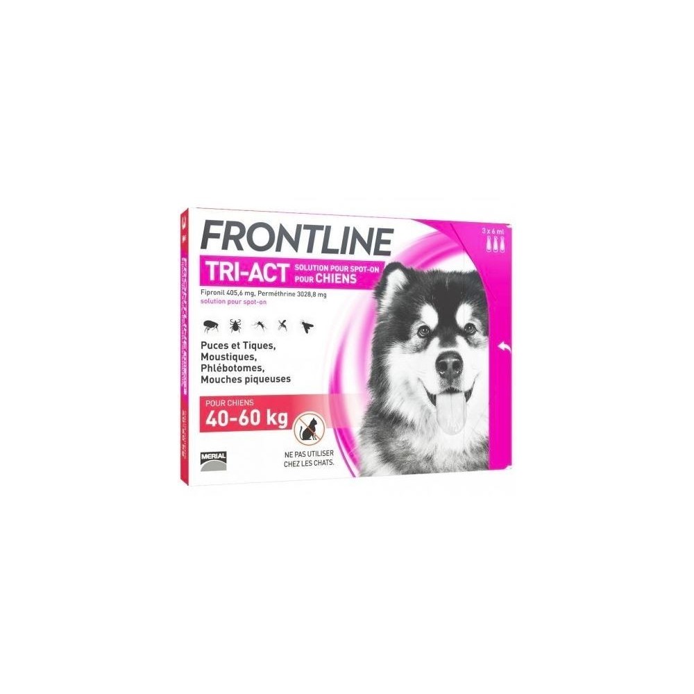 FRONTLINE TRI-ACT PSY XL 40-60kg 1szt