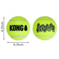 Kong SqueakAir M piłka z piszczałką 6 szt