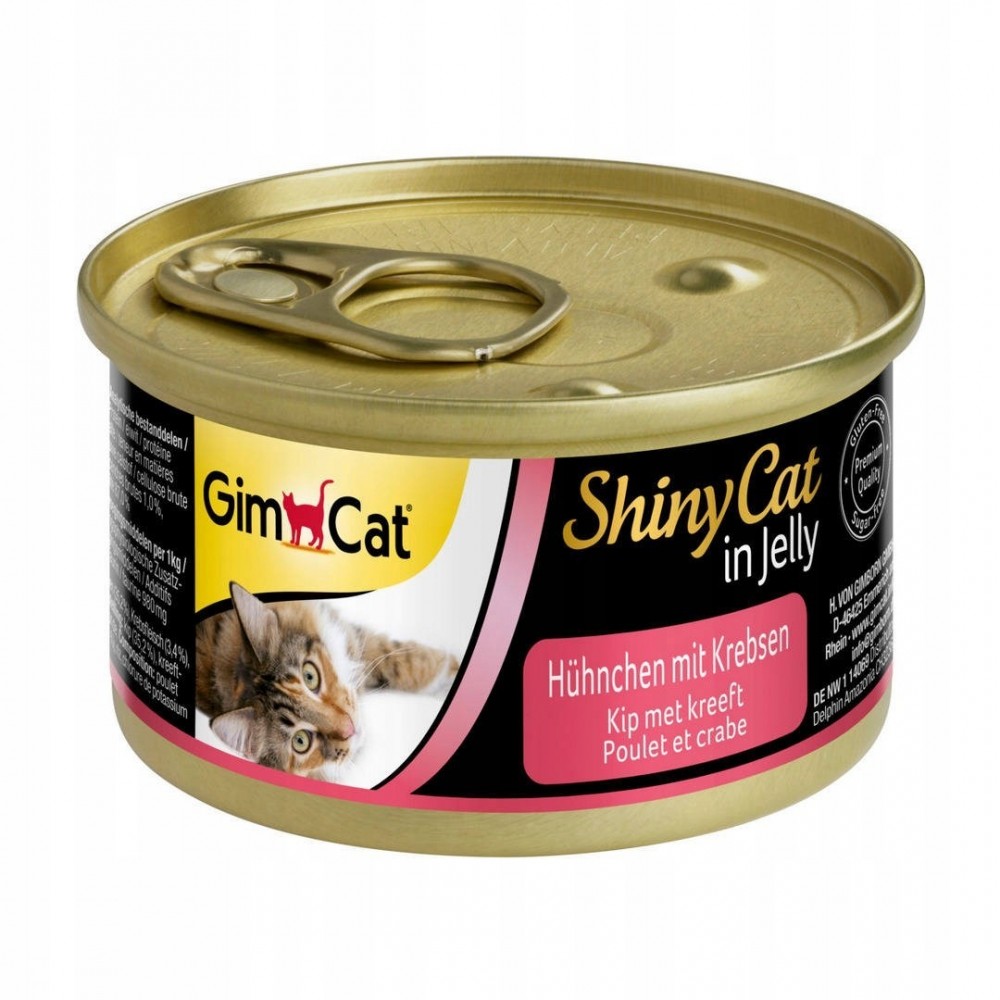 GimCat ShinyCat Kurczak & Krab 70g dla kota
