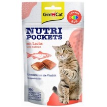 GimCat Nutri Pockets Omega 3 & 6 Łosoś 60g przysmak dla kota