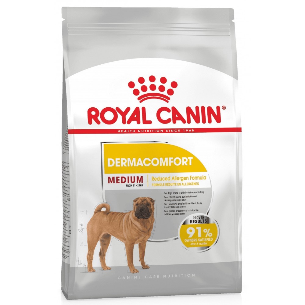 Royal Canin Medium Dermacomfort 12kg dla średnich psów z problemami skórnymi