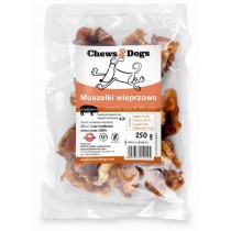 Chews 4 Dogs Ucho wieprzowe środkowe 250g