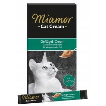 Miamor Pasta drobiowa dla kota z biotyną 6x15g