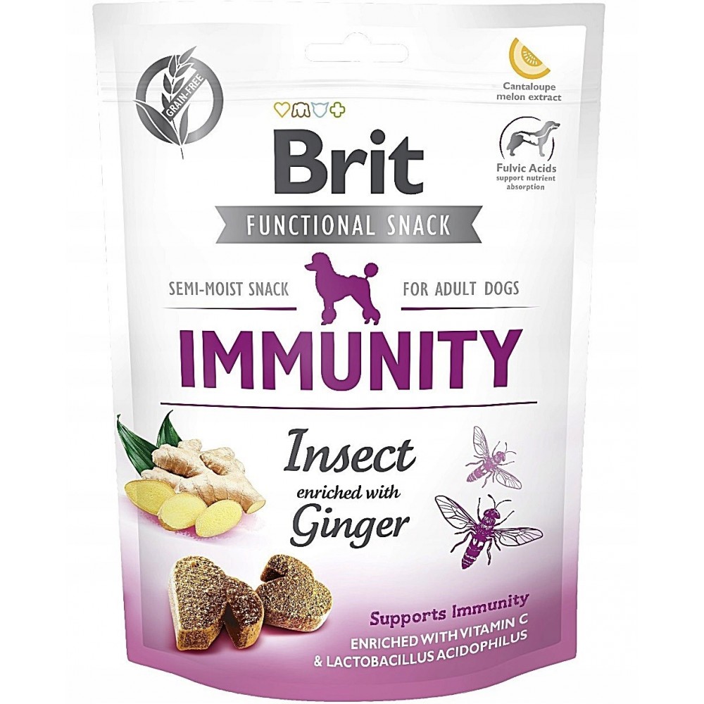 BRIT CARE dog functional snack immunity insect 150