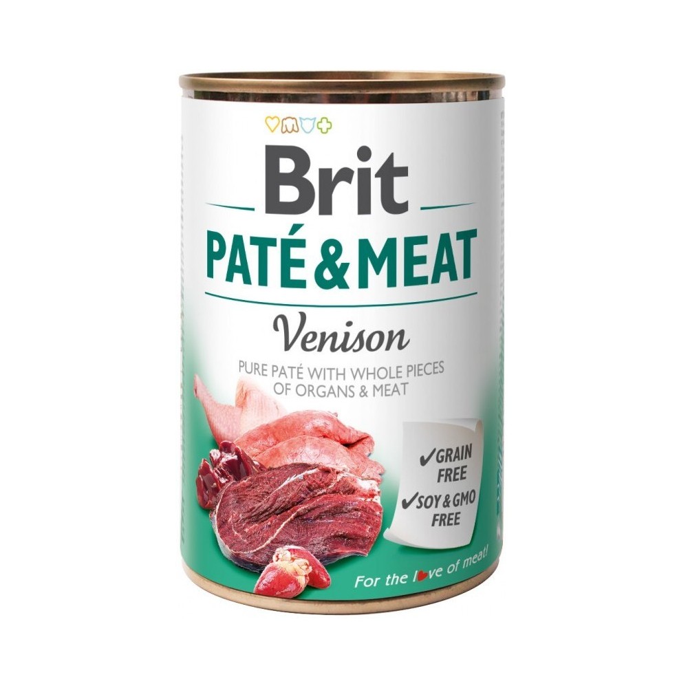 BRIT PATE&MEAT VENISON 400 gr