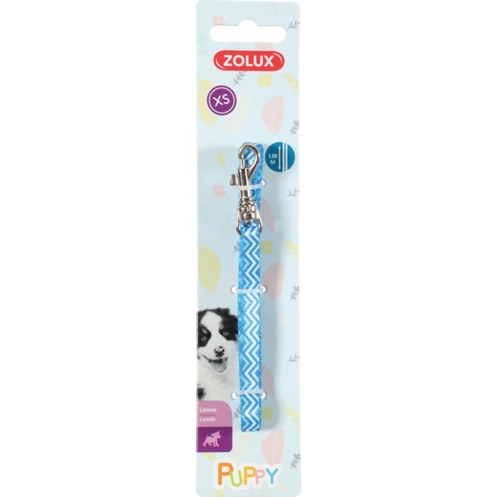 Zolux Smycz Puppy PIXIE XS 8 mm/1,20 m kol. niebieski