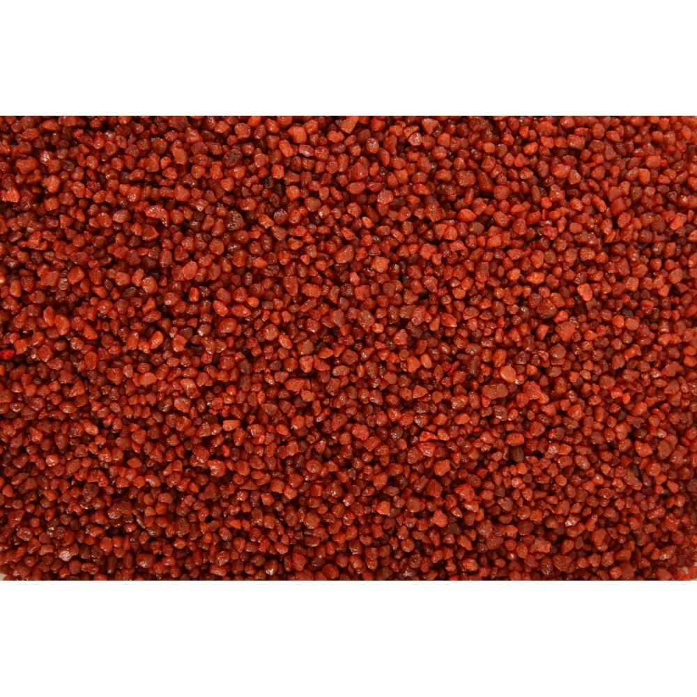 Zolux Aquasand Color czerwień baskijska 1 kg żwirek do akwarium