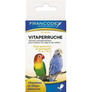 Francodex Witaminy dla papug 15ml + 18g