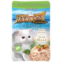 Princess Premium Saszetka Hairball z tauryną i biotyna mokra karma dla kota