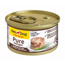 GimDog Pure Delight Kurczak i Wołowina 85g mokra karma dla psa