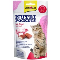 GimCat Nutri Pocket Wołowina 60g przysmak dla kota