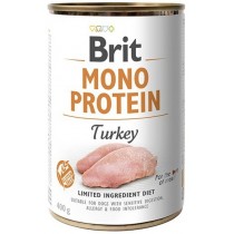 Brit Mono Protein Turkey 400g karma mokra dla psa z indykiem