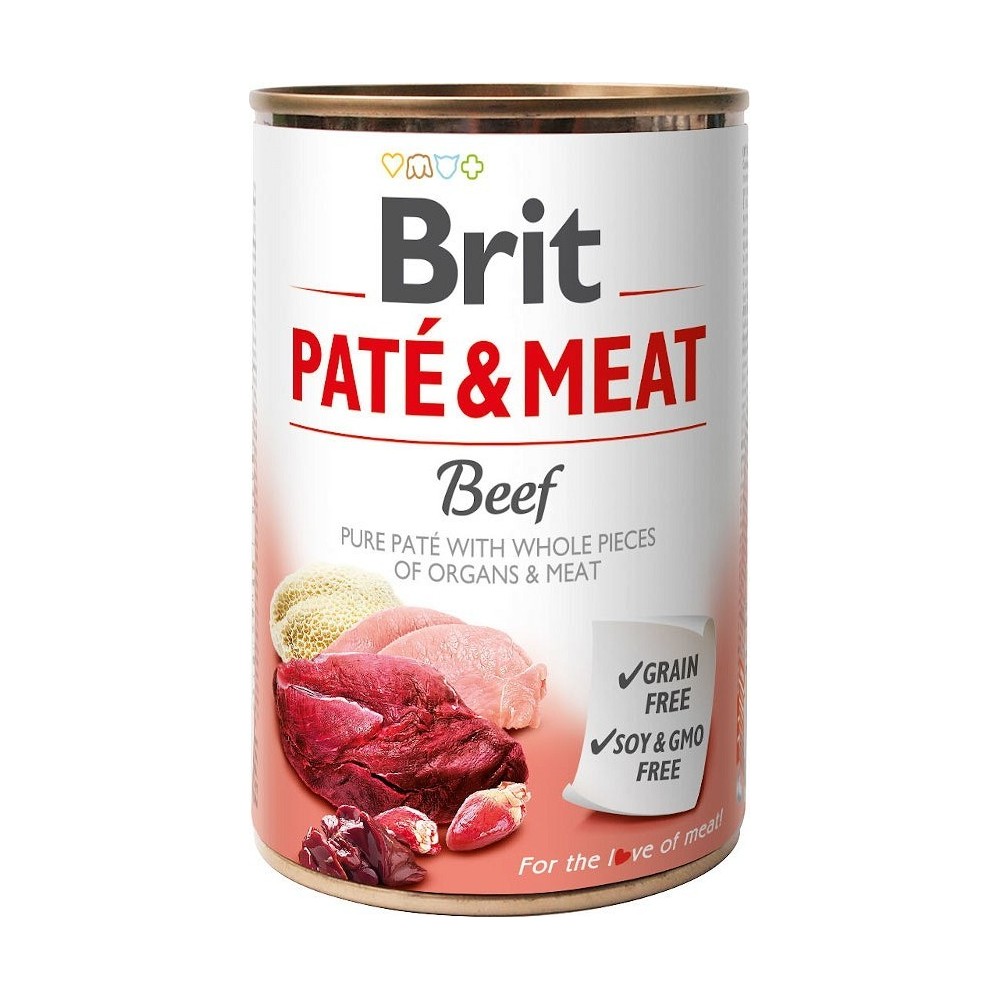 Brit Pate & Meat Wołowina 800g karma dla psów bez zbóż