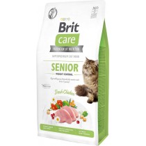 Brit Care Cat Senior Kurczak Bez Zbóż 400g kontrola wagi