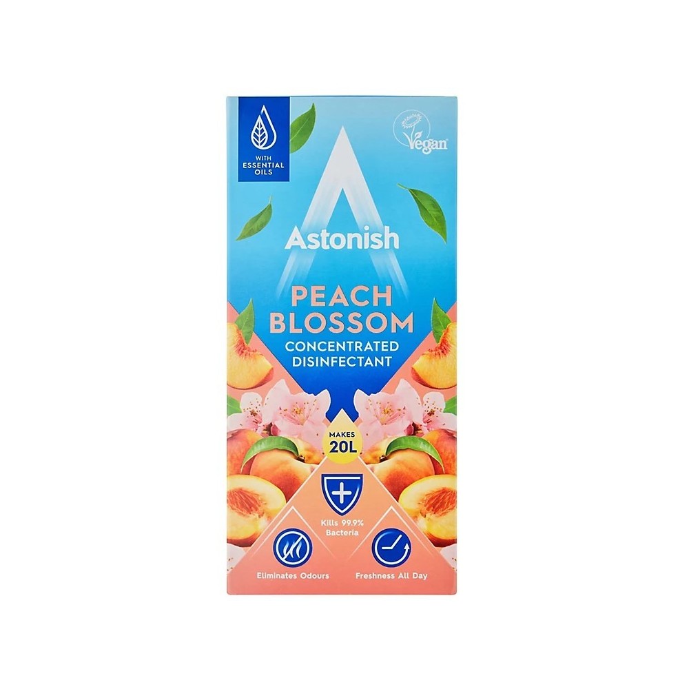 ASTONISH CONCENTRATED DISINFECTANT PEACH 500ML