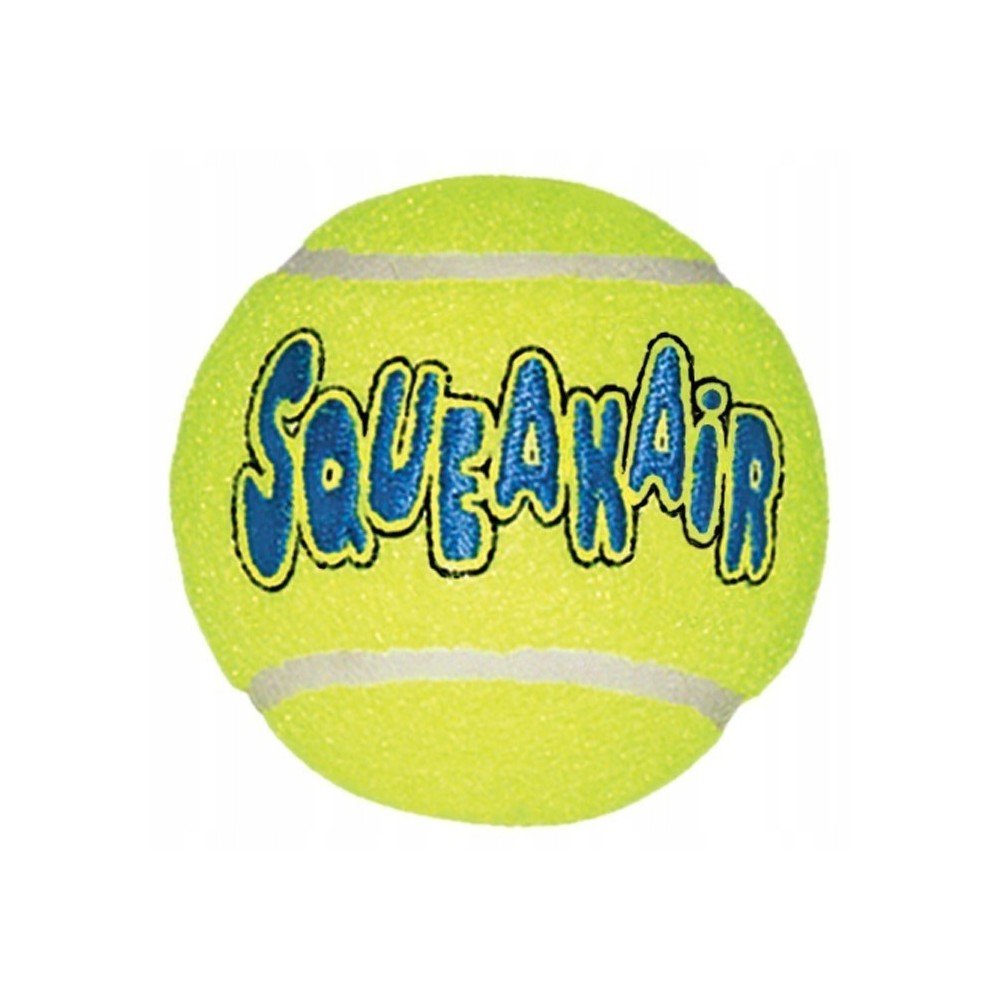 Kong  SqueakAir Ball Bulk M piłka tenisowa z piszczałka dla psa 6,4 cm
