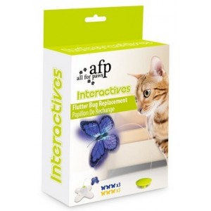 AFP Motylki do zabawki interaktywnej 6szt dla kota