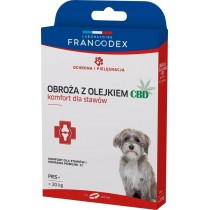 FRANCODEX Obroża z olejkiem CBD 60 cm dla psów o w