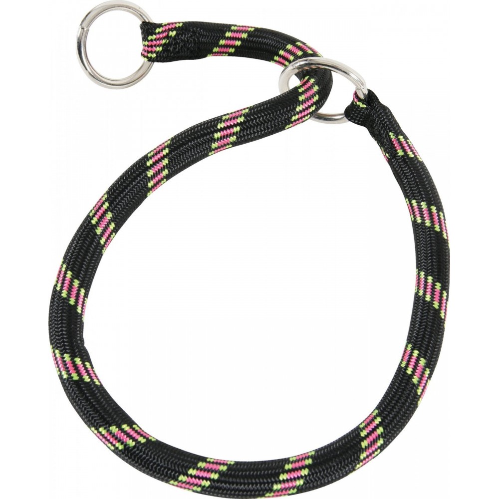 Zolux Obroża nylonowa sznur zaciskowa 65 cm czarna