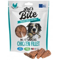 Brit Let's Bite Snacks Filet z Kurczaka 80g mięsny przysmak dla psa