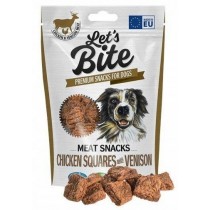 Brit Let's Bite Snacks Kurczak i Dziczyzna 80g mięsny przysmak dla psa