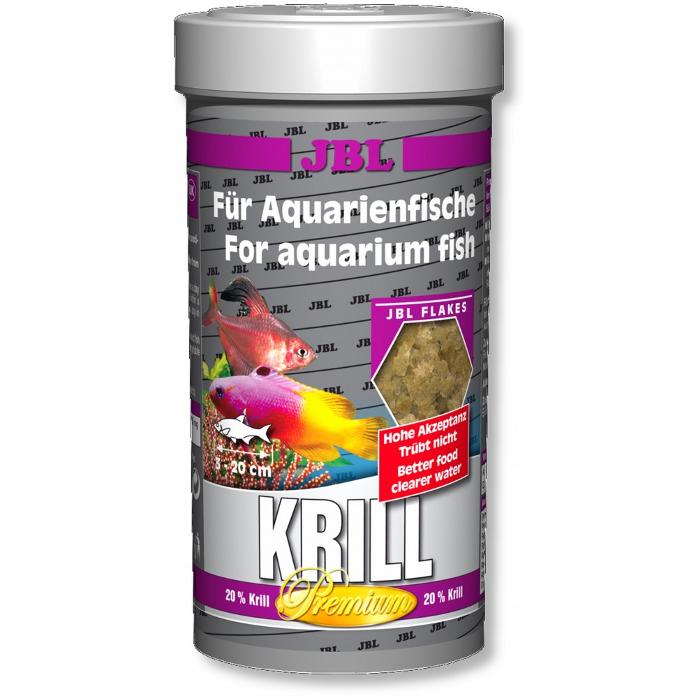 JBL Krill 250ml pokarm premium w płatkach z krylem dla ryb akwariowych