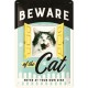 Retro Art Plakat Beware of the Cat 20 x 30cm
