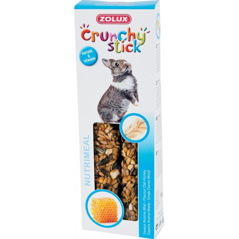 ZOLUX Crunchy Stick królik owies/miód 115 g