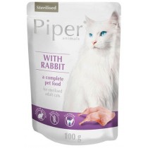 Pipper dla kota sterilised KRÓLIK 100G SASZETKA
