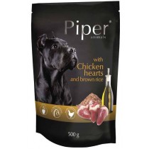 Piper Animals Serca Kurczaka i Ryż 500g mokra karma dla psa